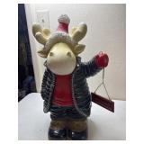 22" Christmas Moose