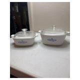 Cornflower Corningware 1 1/2 quart & 2 1/2 quart