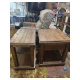 3 piece end table set- 2 are 26"x16"x26" and 1 is