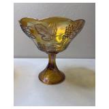 8" carnival glass fruit bowls