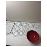 Anchor Hocking dish, Pyrex and others