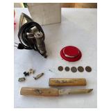 Big Fisherman knife, mini pocket knife, tokens