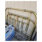 Full size brass bed