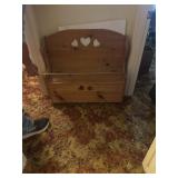 Toy box bench with contents 34"x13"x30"