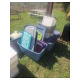 Lg lot totes with lids