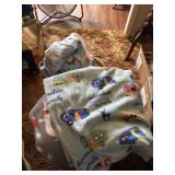 Box of fleece fabric