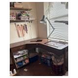 Sewing Machine Table with lamp 48x56x30