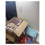 Large lot of material