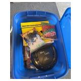 Tote with cd player beads and more