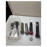 Scissors and flashlights
