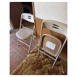 2 folding chairs