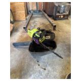 Poulan wild thing chain saw has compression