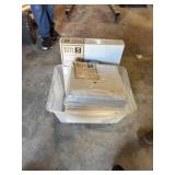 Tote of various size stretched Canvases