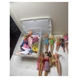 Barbie dolls and other and clothes
