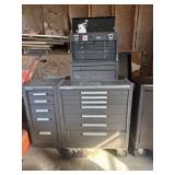 Kennedy Tool box set with machinest tools bottom