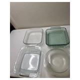 Pyrex and other glass dishes