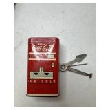 Coca Cola. Bank and. 3 piece pipe tool