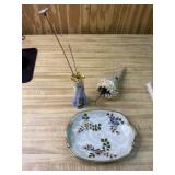 Hat Pins and holders & Nippon Dish