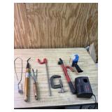 Uniques scissor tool, garden tools c clamp, and