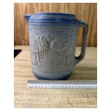 Large Blue & White Avenue of Trees Stoneware