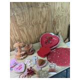 Vintage & newer Valentine Decoration