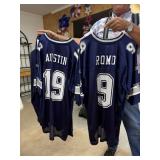 Dallas cowboys- Romo - large, Austin- X large