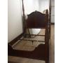 Nice queen size 4 post bed with matching chest