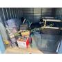 TIRES, SMALL TABLES, BOXES