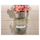 Flower Wall Hanging Shelf