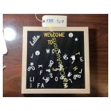 Wall Decor - Felt Letterboard w/ letters