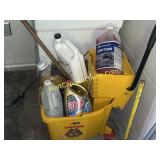 Commercial Mop Bucket & Mop Brooms, Plunger,