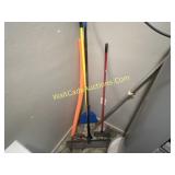 Shop Broom Dust Pan Push Broom Extension Cord