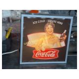 Coca-Cola Double Sided Light Up Sign 10x10x4