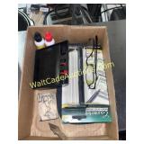 Contents of Box - Stamps , ink ,  Glasses ,