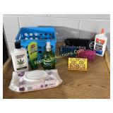Container w/ Contents Mixed Lot -,  Lotion Hand