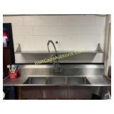 Commercial Sink - 3 Compartment Sink with TOP