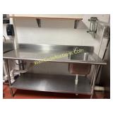 Commercial Work Table W/ Sink - Advance Tabco