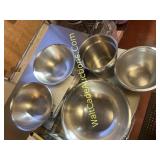 Chef Bowls - Stainless Steel Mix lot of 5