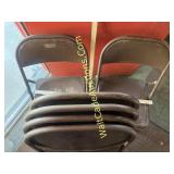 Metal Folding Chairs - (9)