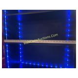 Display shelf with strip lights- changes colors