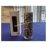 Tumbler Cup - Skinny 20 oz Cheetah & Pink