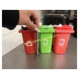 Small Trash Cans (3) (For Toothpicks etc)