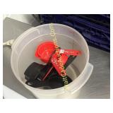 Round Large Container - Several Measuring Cups