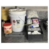 Sugar/Creamer/Salt/Pepper  With Organizing Rack
