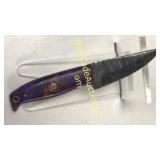 Damascus Steel 4 in Blade Hunting Knife