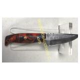 Damascus Steel 4 in Blade Hunting Knife