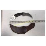 Damascus Steel 4 in Blade Tactical