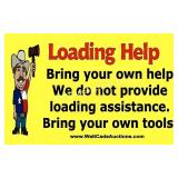 We Do Not Load We will show you where your items a