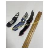 VARIOUS FOLDING KNIVES This lot features three