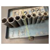8pc deep socket set - SAE (standard)